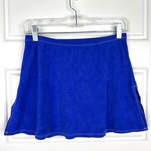 MAGICSUIT Jersey Tennis Skirt Swim Bottom NEW Size M Blue